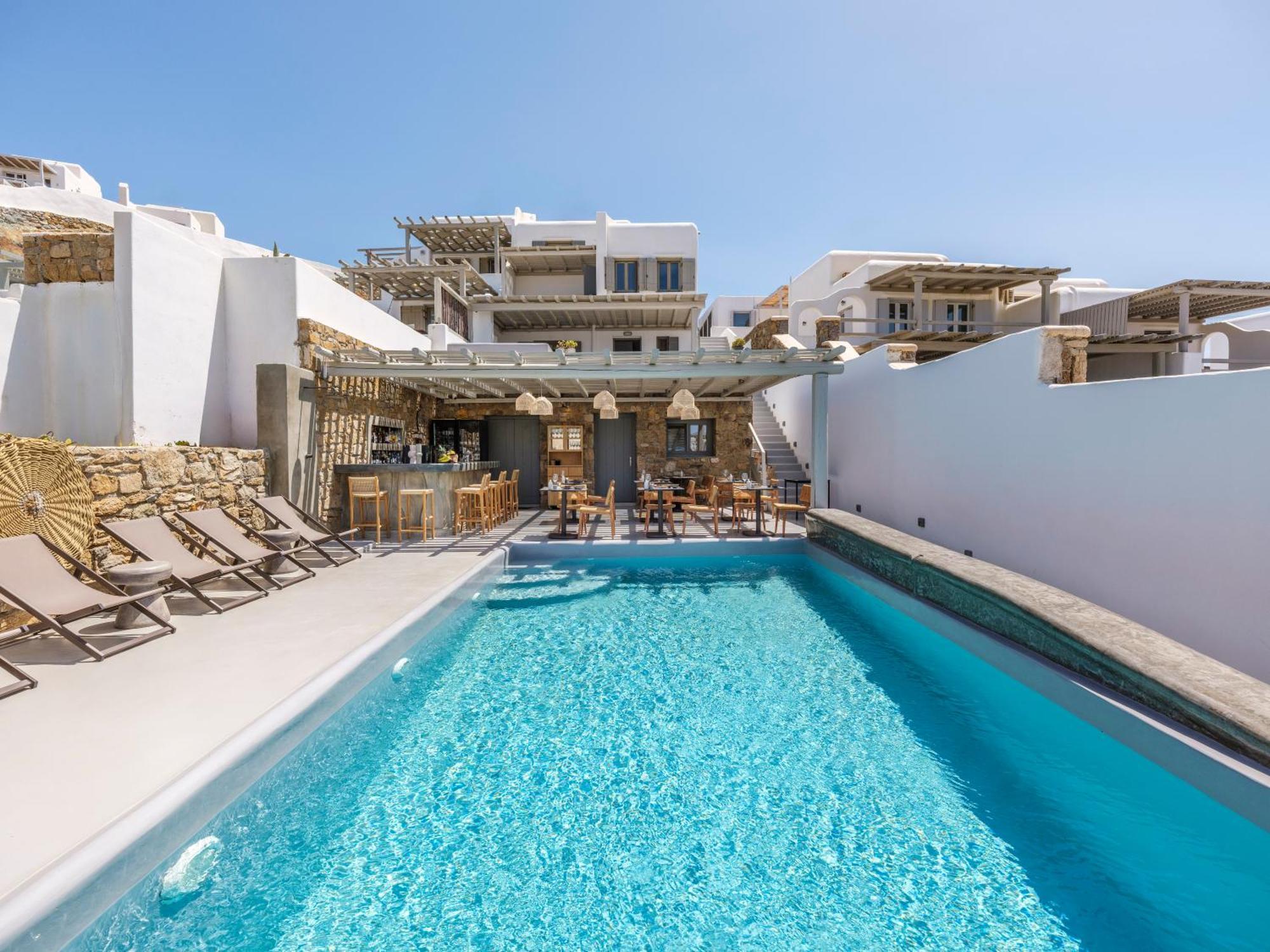The Mykonist Merchia Beach Villas & Suites Exterior foto