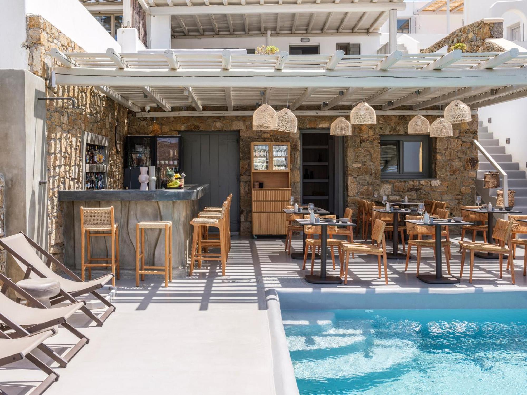The Mykonist Merchia Beach Villas & Suites Exterior foto
