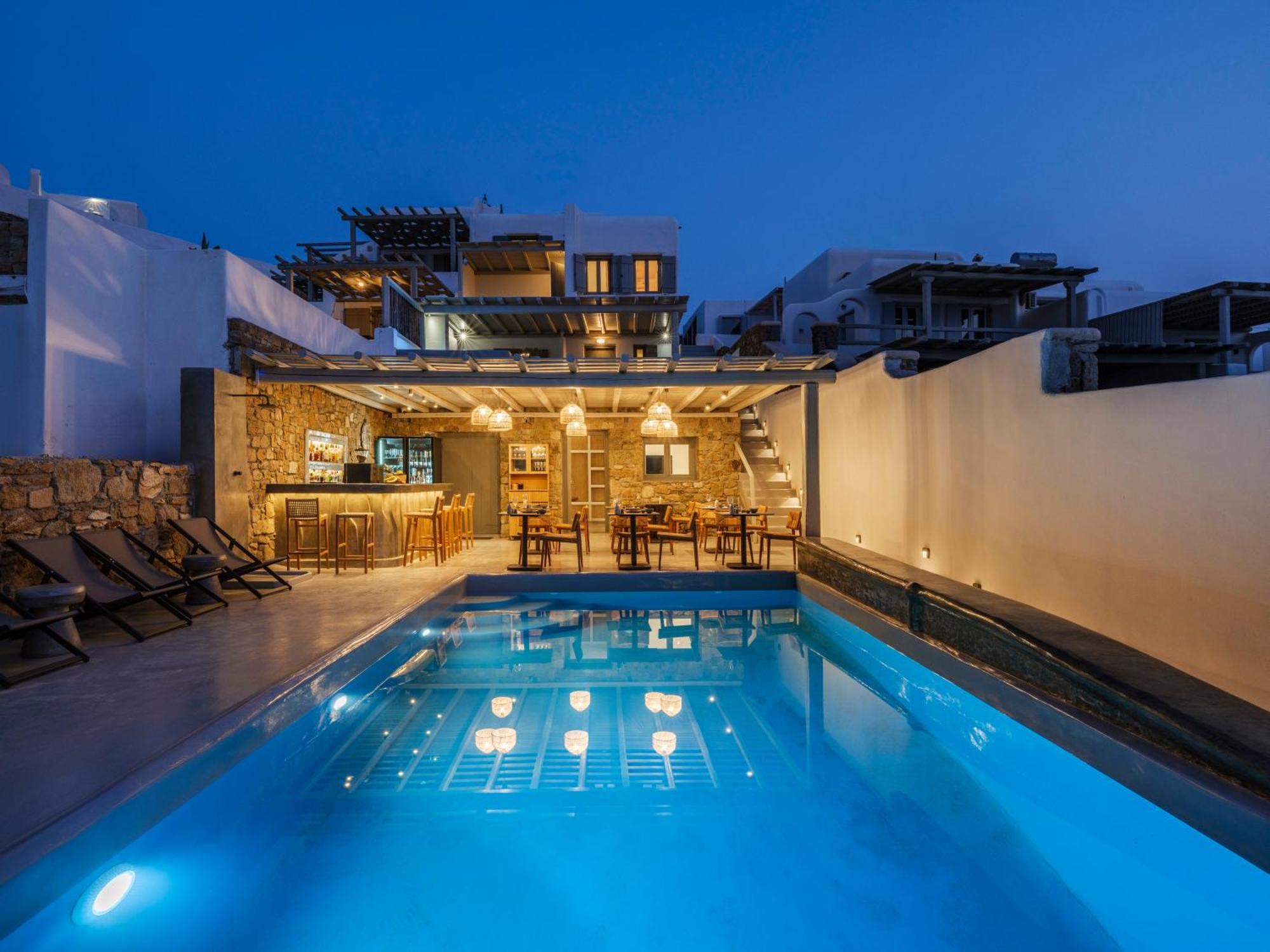 The Mykonist Merchia Beach Villas & Suites Exterior foto