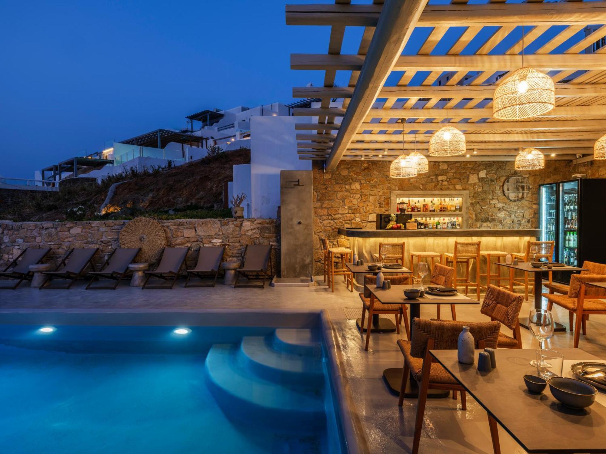 The Mykonist Merchia Beach Villas & Suites Exterior foto